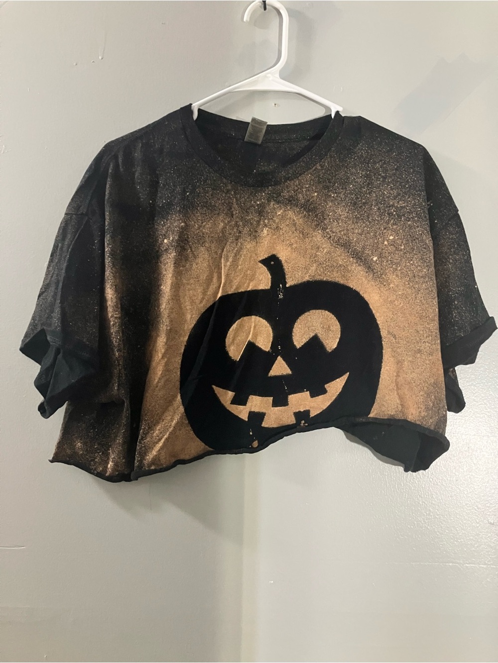 Gildan Black Tee with Metallic Gold Speckle